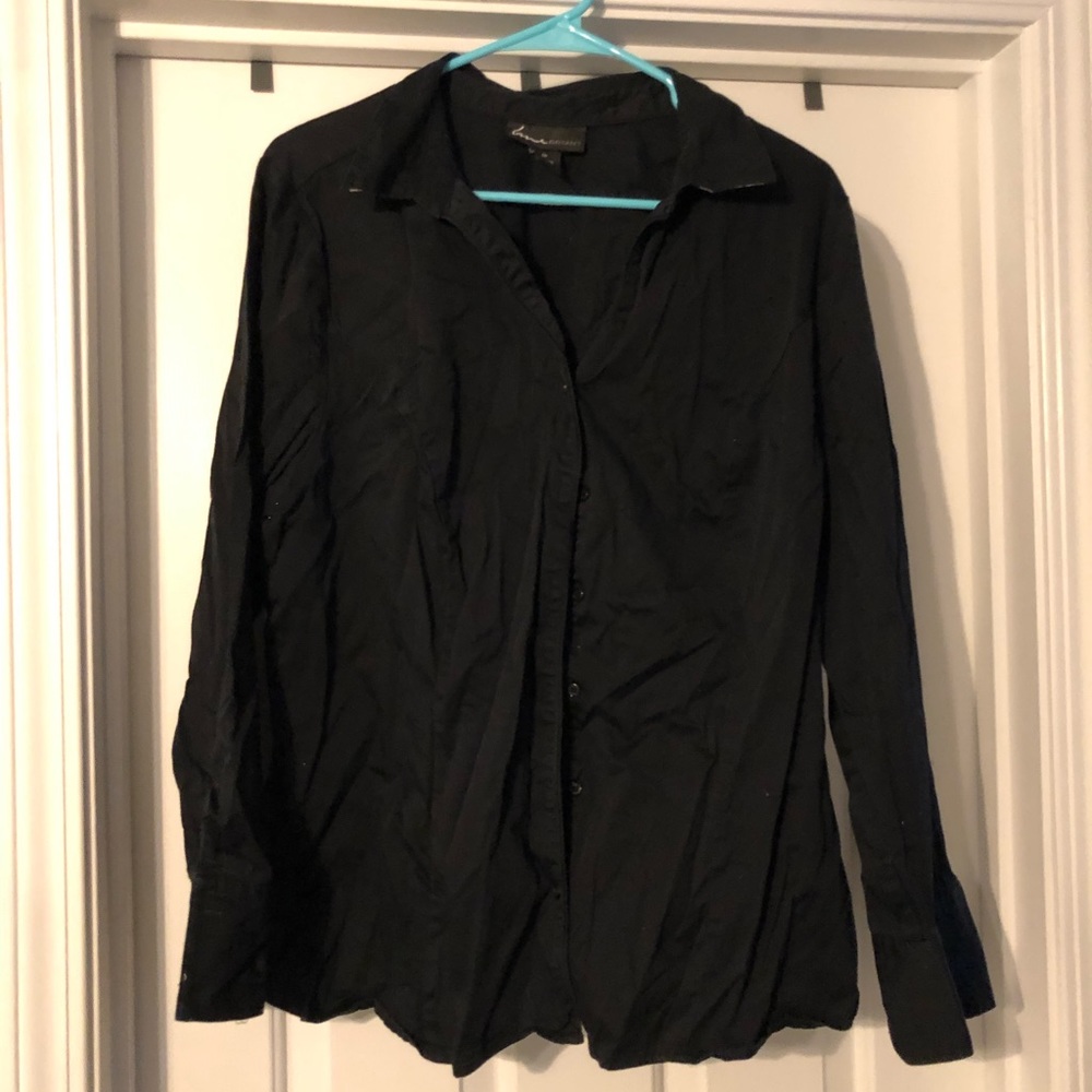 Lane Bryant - Black Button-Up Shirt - Size 20